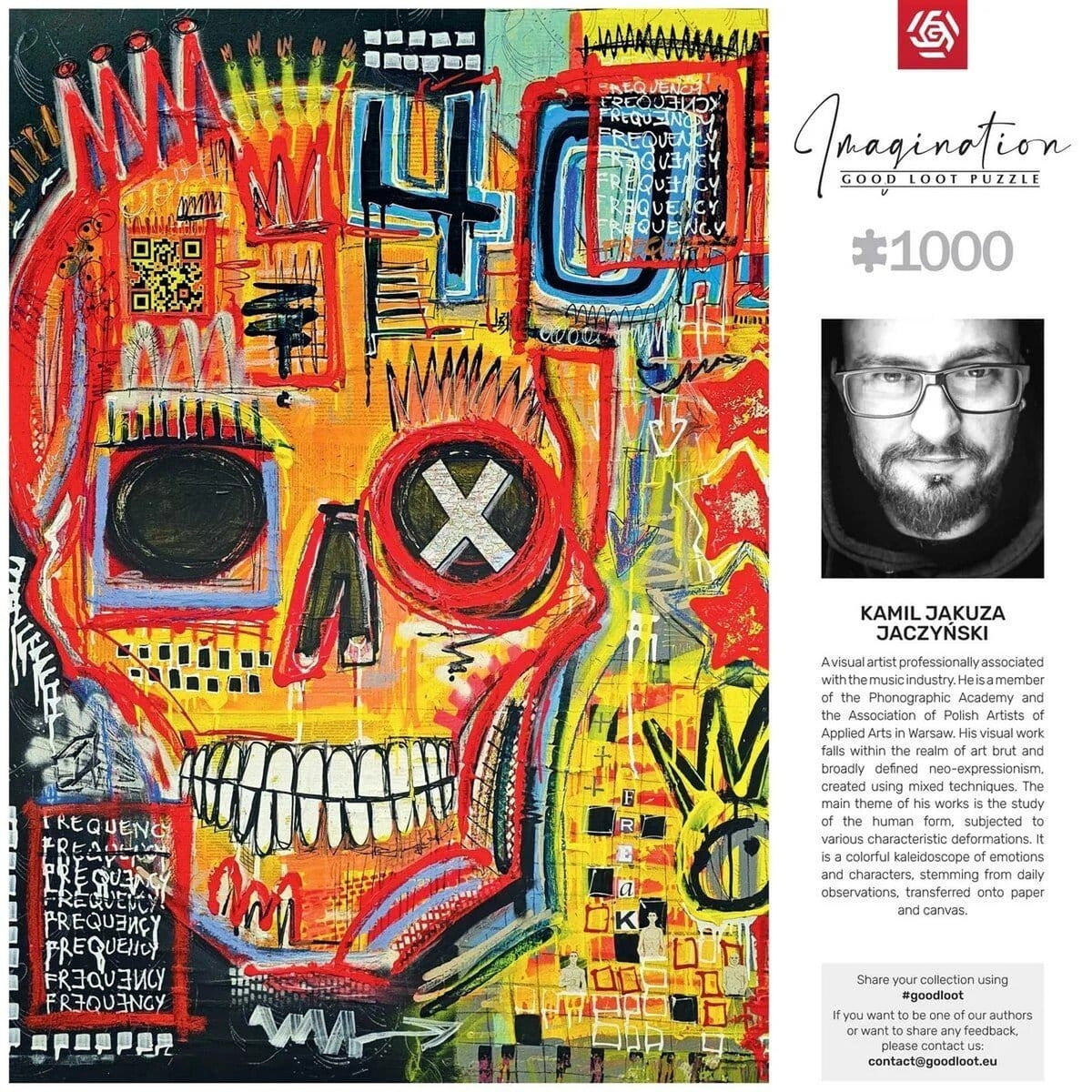 Zdjęcie produktu Imagination Series Puzzle Kamil Jakuza Jaczynski 40 HZ (1000 elementów)