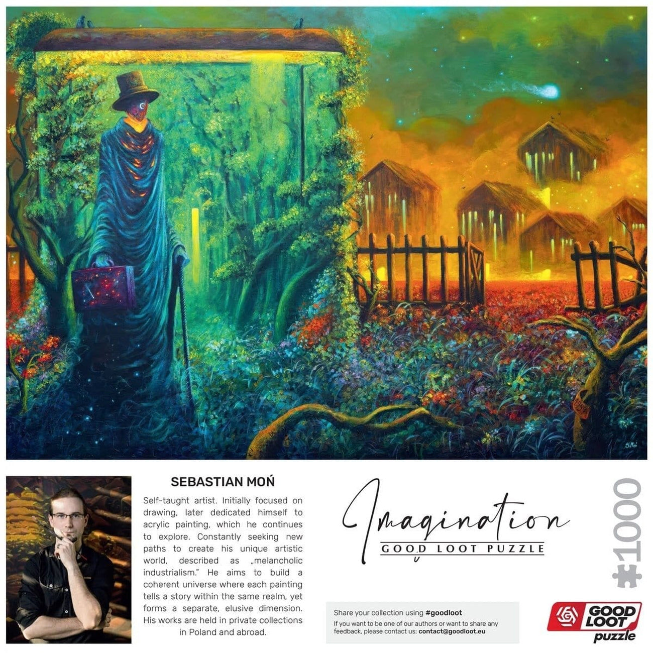 Zdjęcie produktu Imagination Series Puzzle Sebastian Mon Stationary Traveller II (1000 elementów)