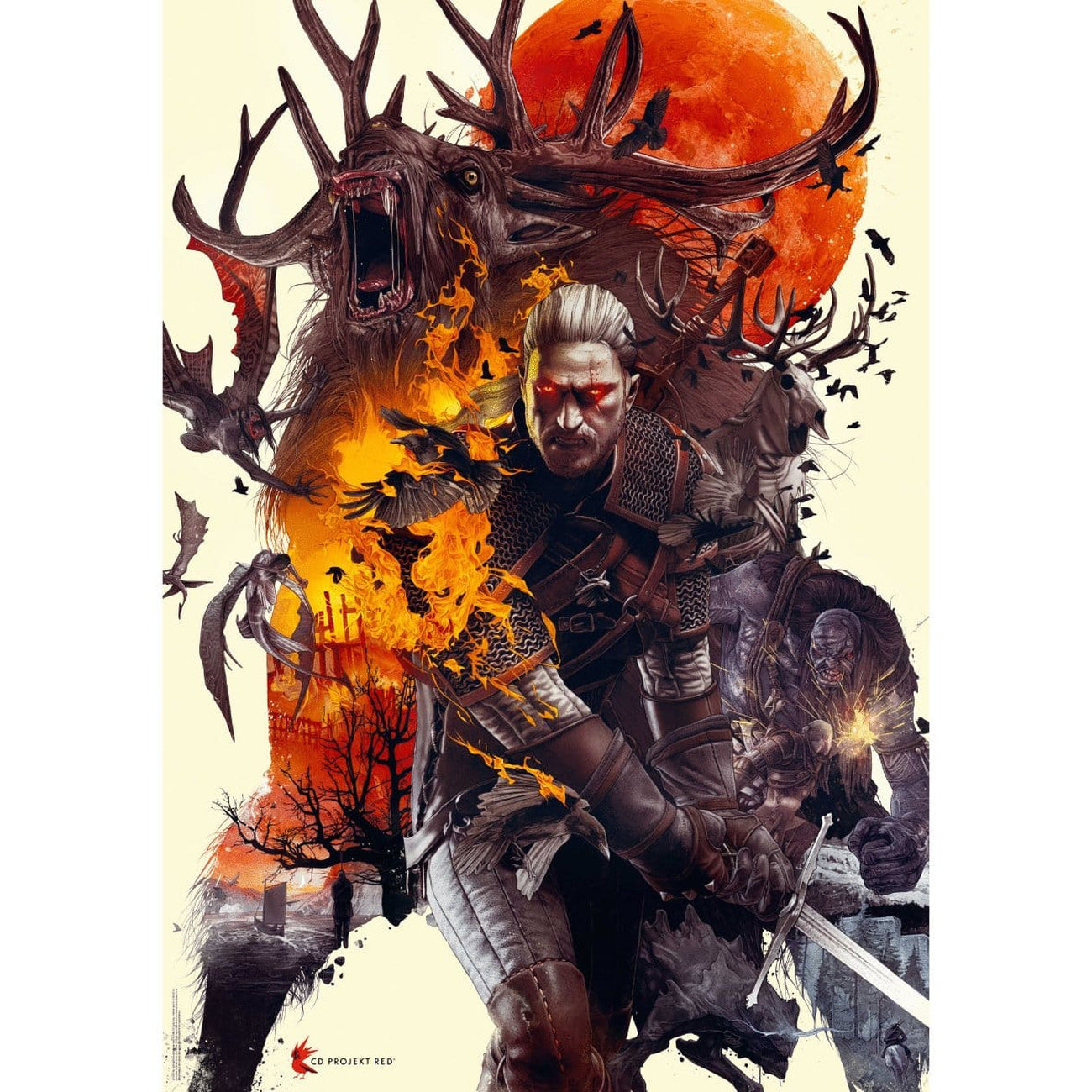 Zdjęcie produktu The Witcher Puzzle Monsters (1000 elementów)