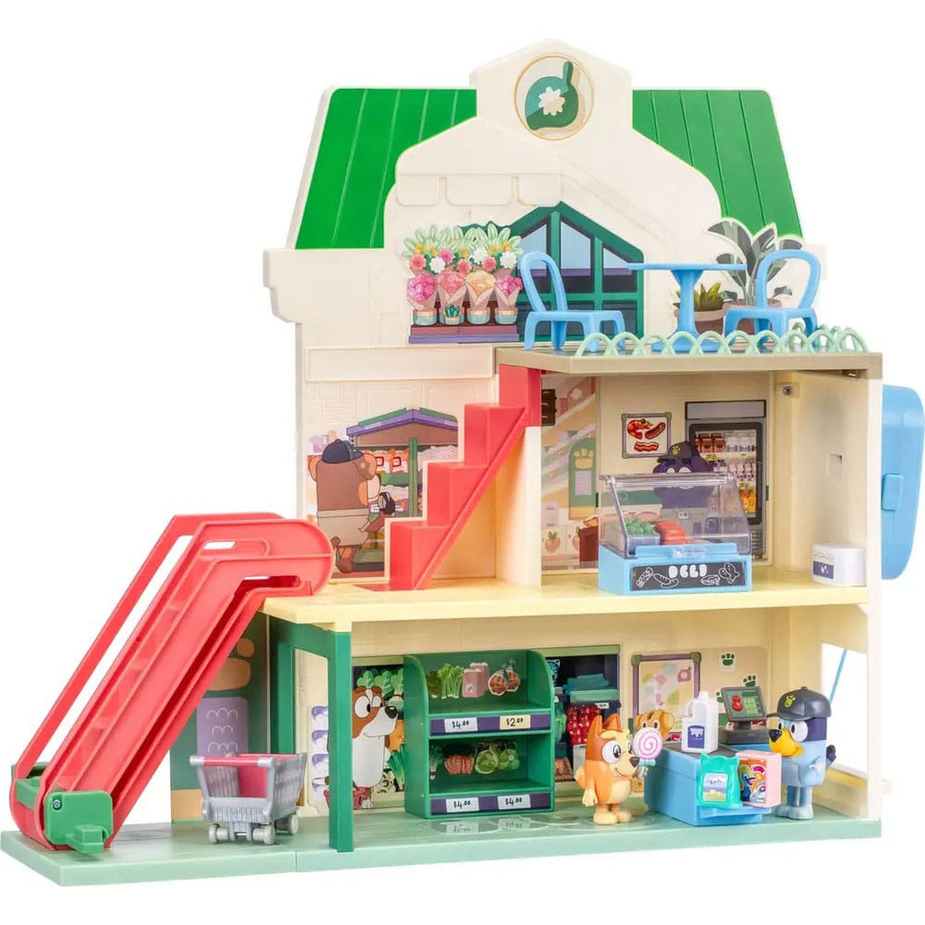 Zdjęcie produktu Bluey Zestaw do zabawy z minifigurkami Bluey Let's Play Chef Supermarket