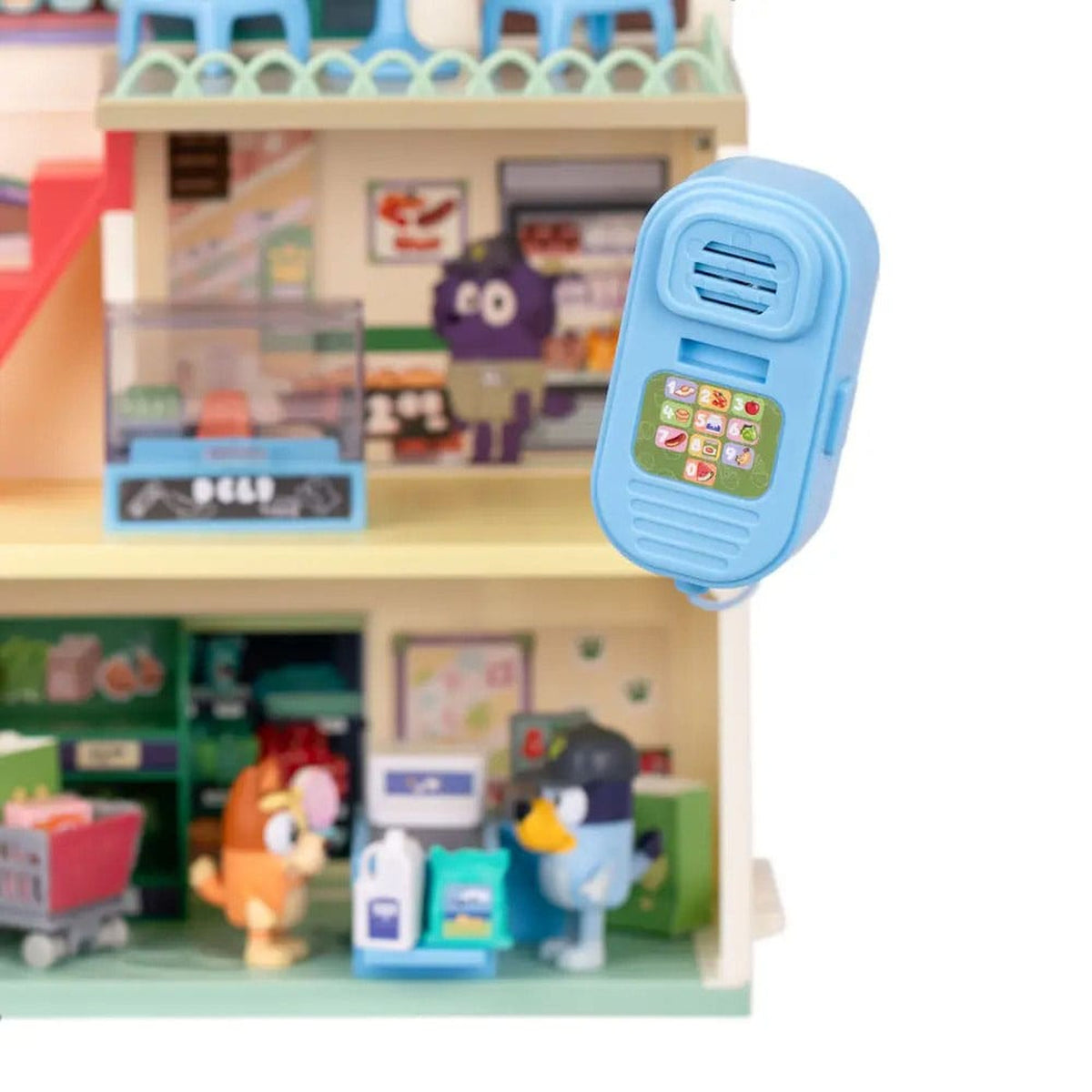 Zdjęcie produktu Bluey Zestaw do zabawy z minifigurkami Bluey Let's Play Chef Supermarket