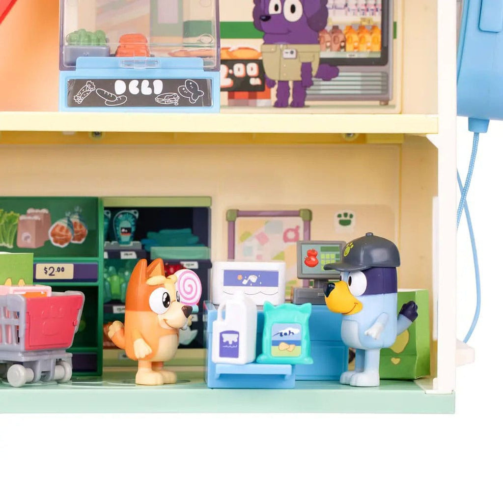 Zdjęcie produktu Bluey Zestaw do zabawy z minifigurkami Bluey Let's Play Chef Supermarket
