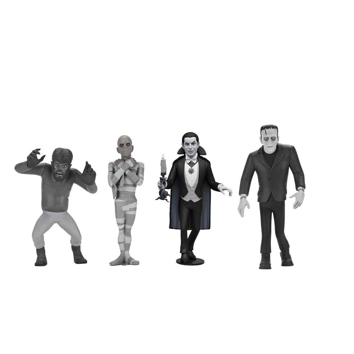 Zdjęcie produktu Universal Monsters Toony Terrors figurki akcji 15 cm Series 10 Silver Screen Edition zestaw (12)