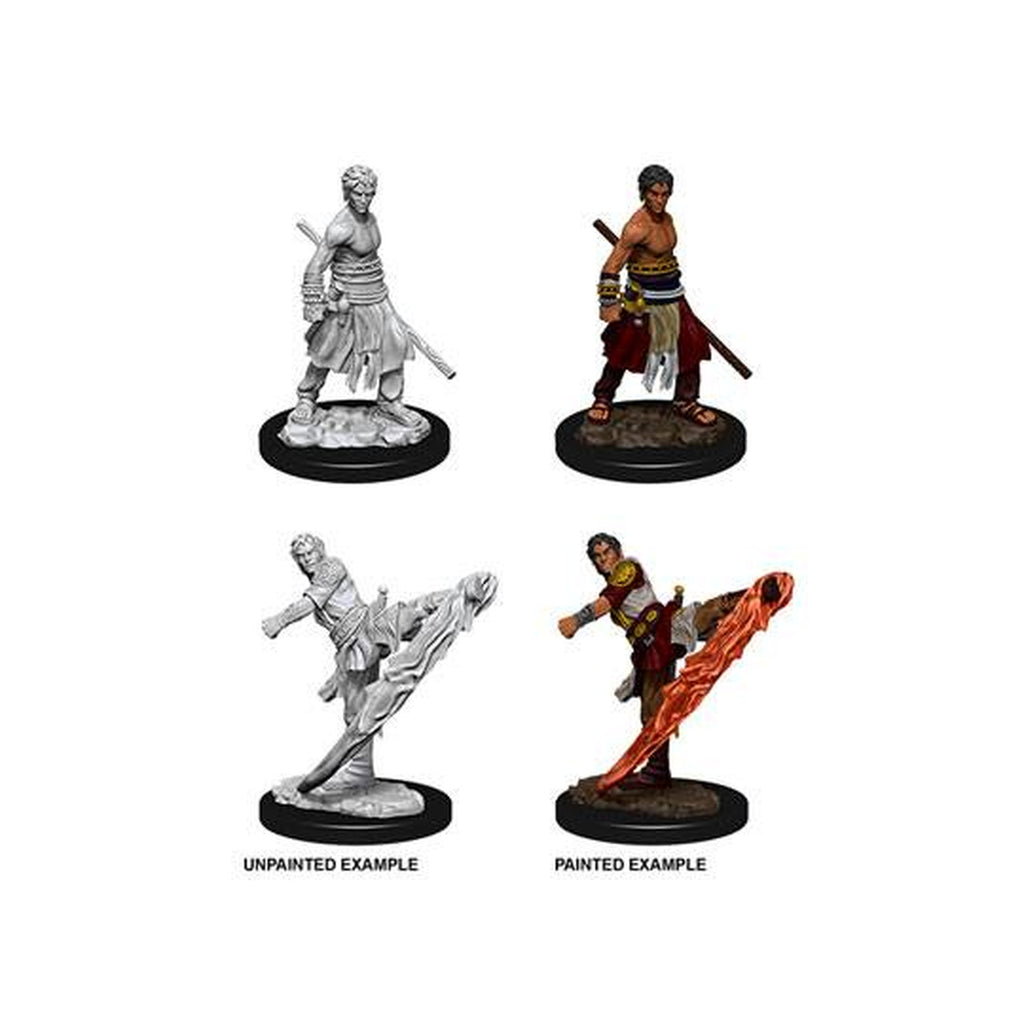 Zdjęcie produktu D&D Nolzur's Marvelous Miniatures Niepomalowane figurki Male Half-Elf Monk Karton zbiorczy (6)