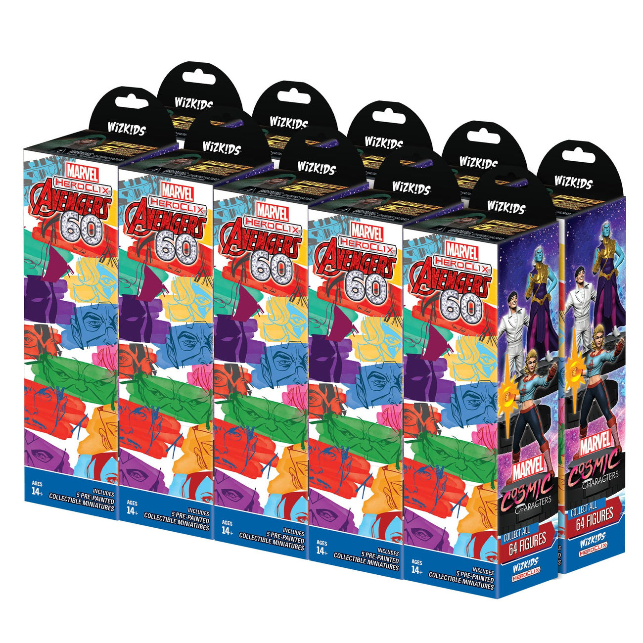 Zdjęcie produktu Marvel HeroClix: Avengers 60th Anniversary Booster Brick (10)