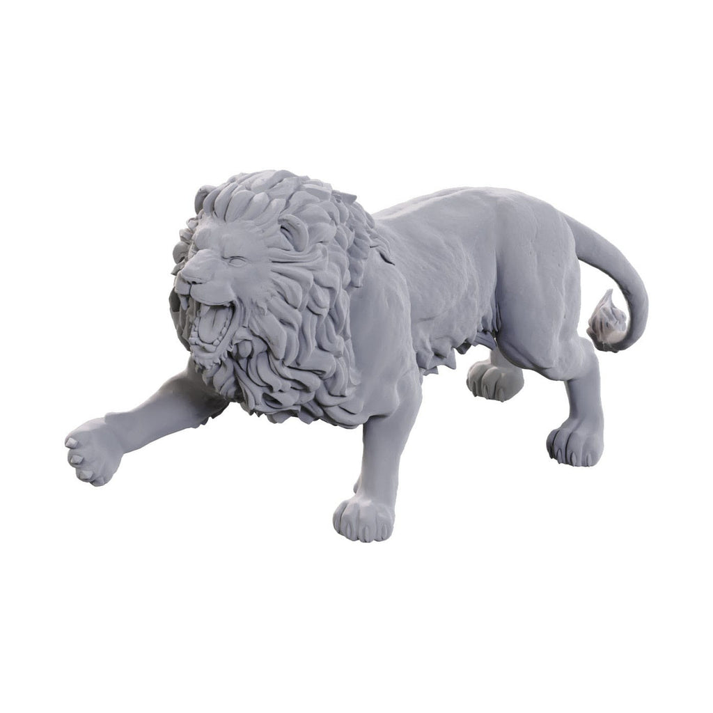 Zdjęcie produktu WizKids Deep Cuts Miniatures niepomalowane 2-pack Stone Lion