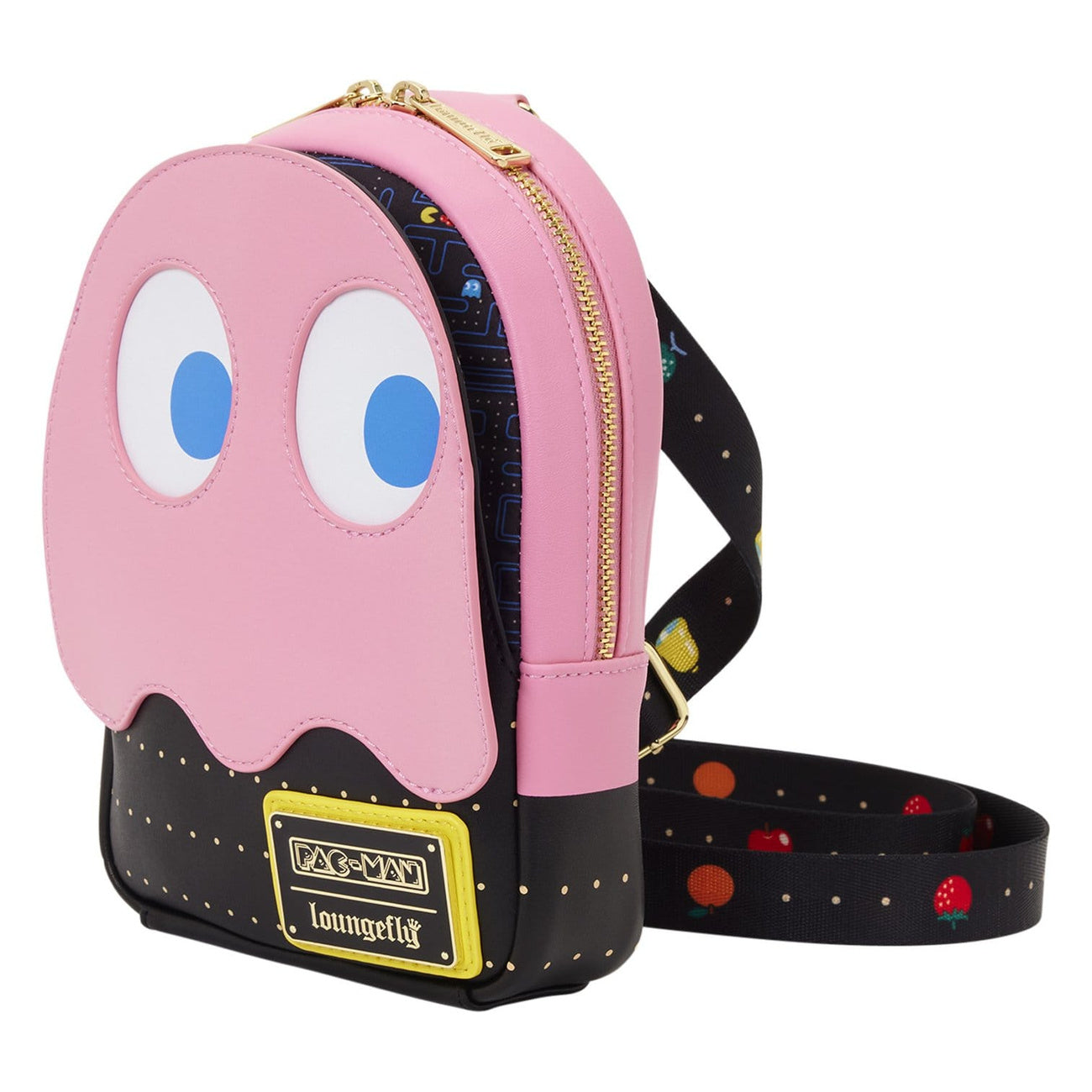 Zdjęcie produktu Pac-Man by Loungefly torba sling na pierś / listonoszka Pinky Ghost