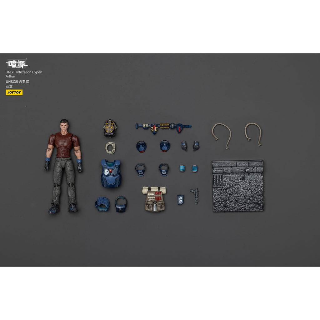 Zdjęcie produktu Figurka akcji UNSC Dark Source Infiltration Expert Arthur 7 cm