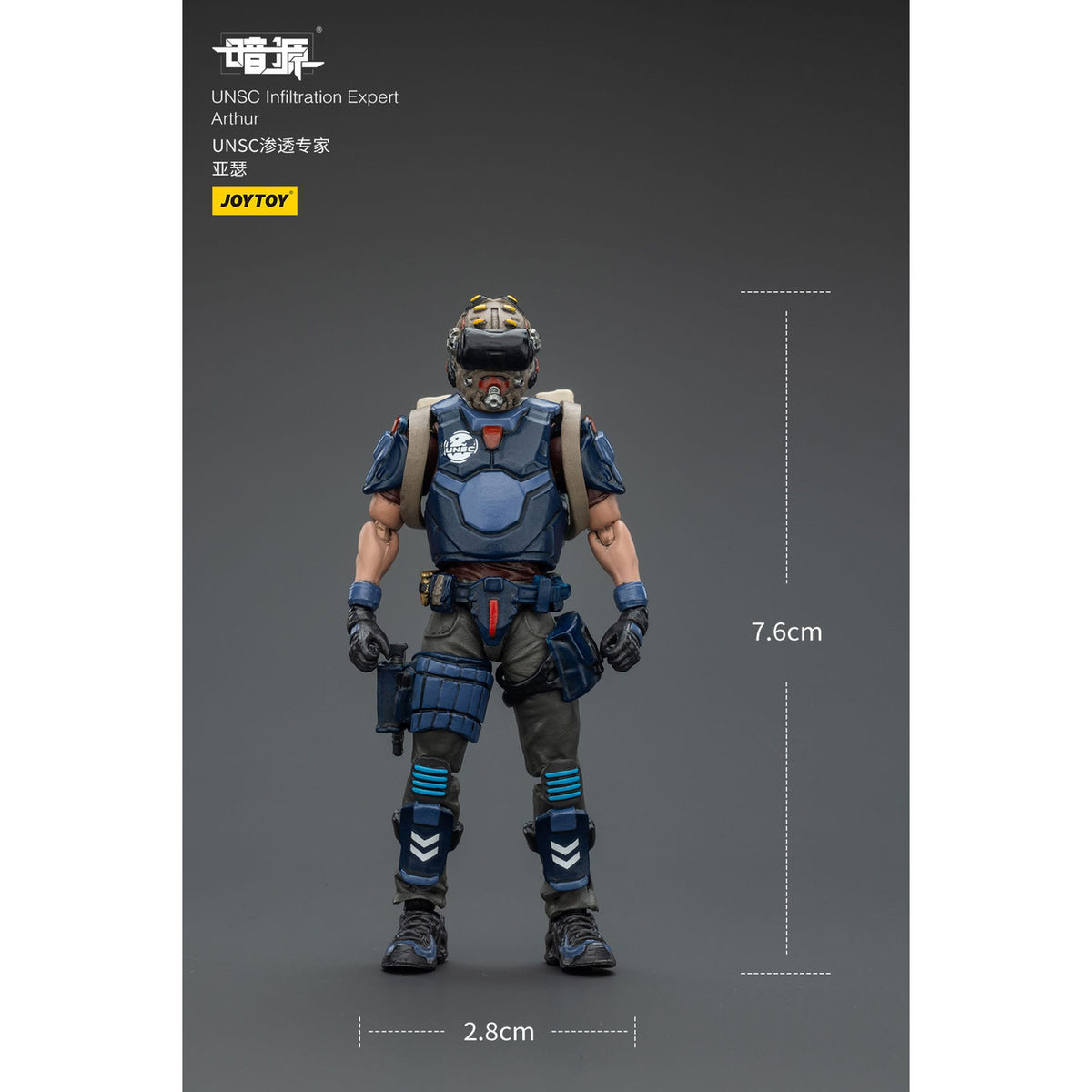 Zdjęcie produktu Figurka akcji UNSC Dark Source Infiltration Expert Arthur 7 cm