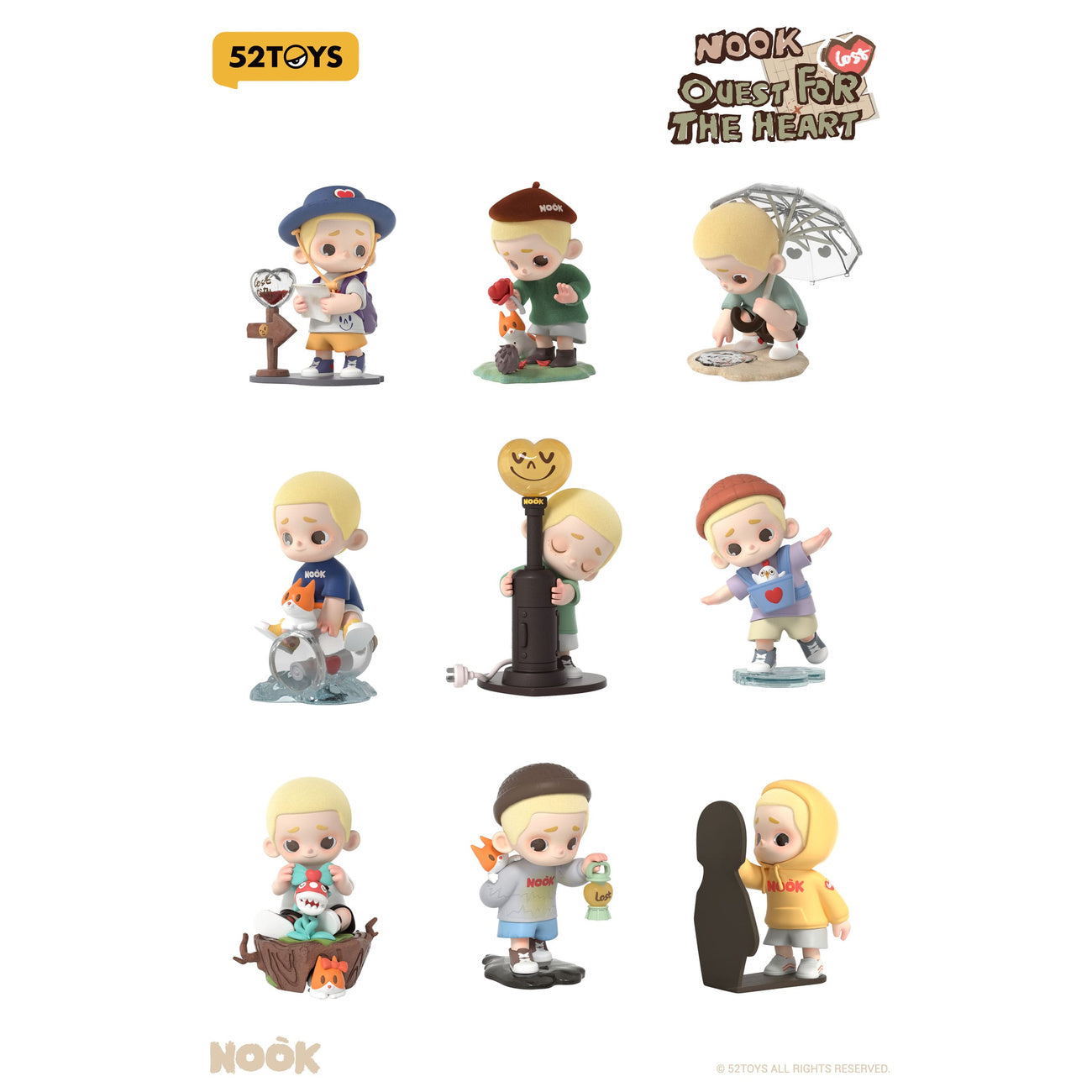 Zdjęcie produktu Nook zestaw figurek Blind Box Quest for the Heart 9 cm (8)