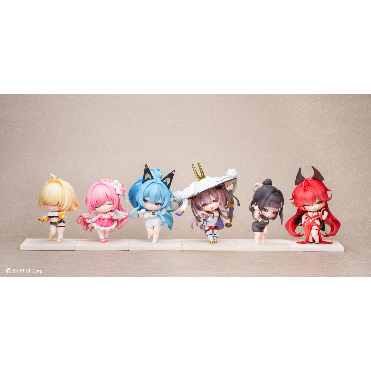 Zdjęcie produktu Goddess of Victory: Nikke SAC Series Mini figurki Zestaw 6 szt. Chibi Vol. 2 10 cm