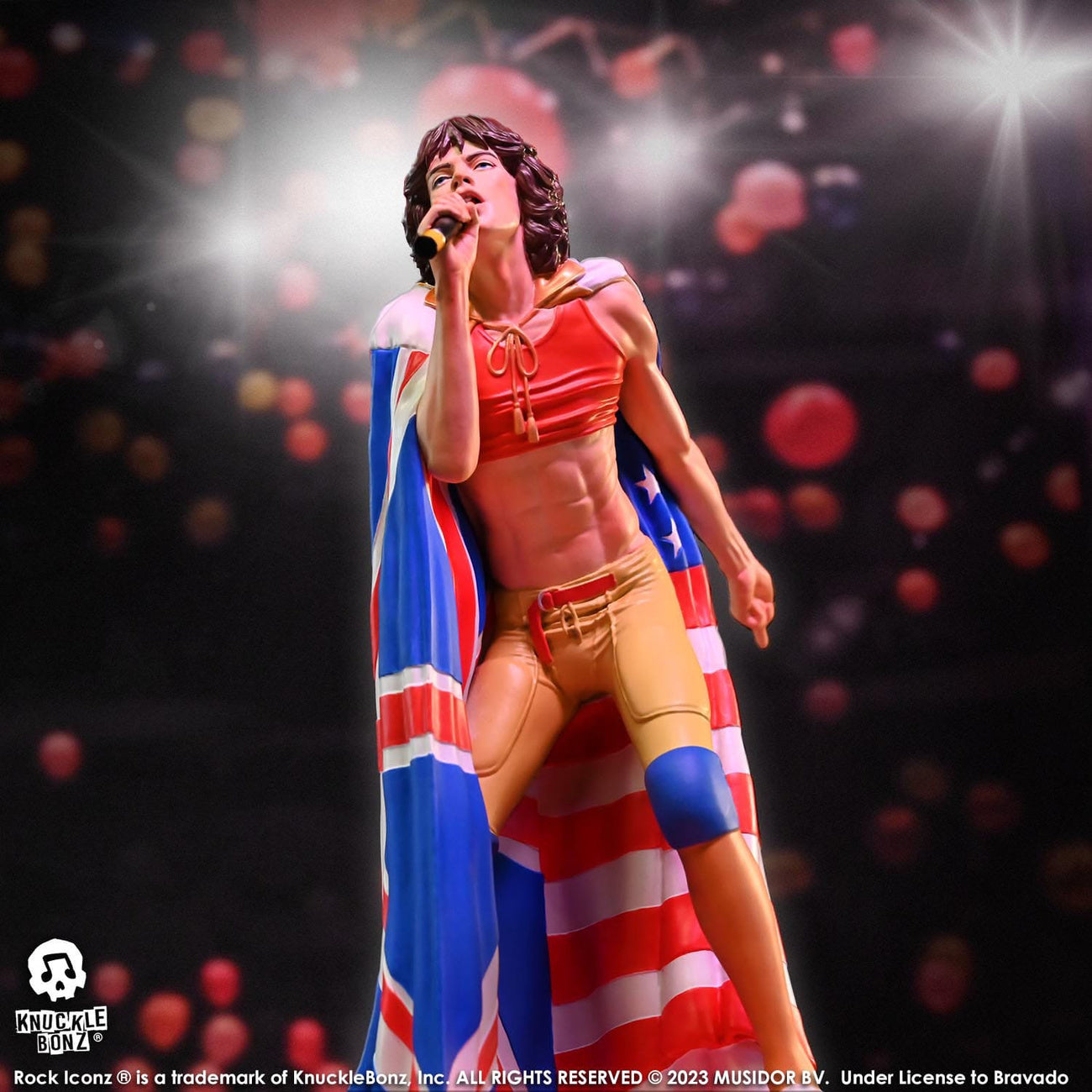 Product image The Rolling Stones Rock Iconz Statue Mick Jagger (Tattoo You Tour 1981) 22 cm