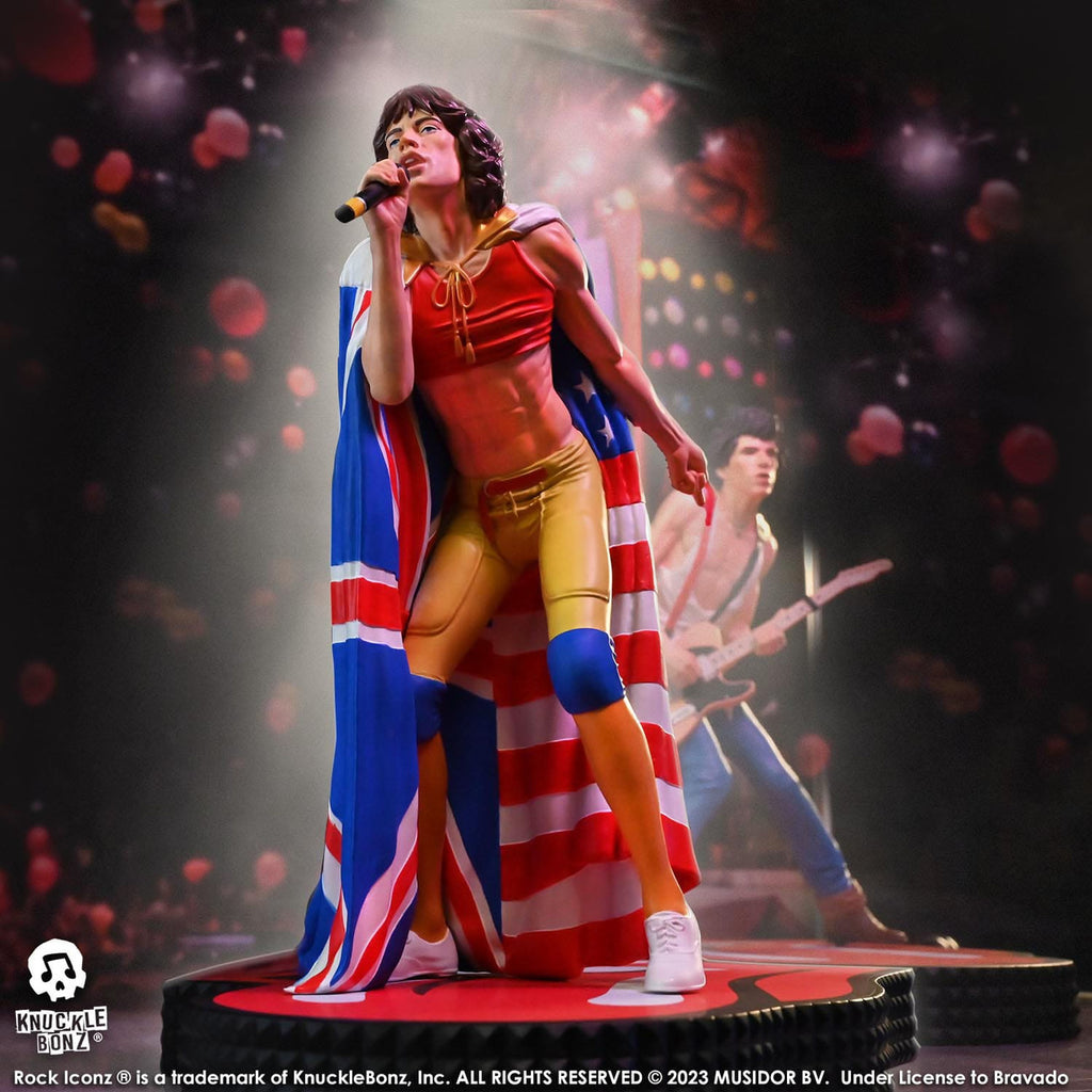 Product image The Rolling Stones Rock Iconz Statue Mick Jagger (Tattoo You Tour 1981) 22 cm