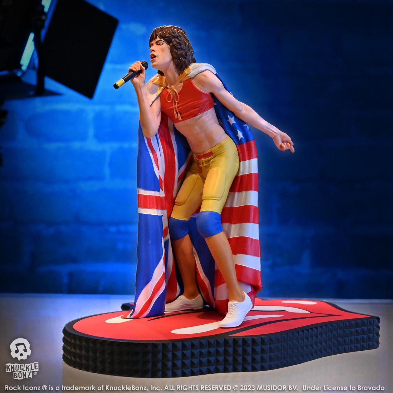 Product image The Rolling Stones Rock Iconz Statue Mick Jagger (Tattoo You Tour 1981) 22 cm