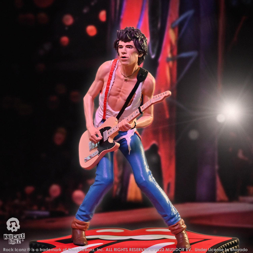 Zdjęcie produktu The Rolling Stones Rock Iconz Figurka Keith Richards (Tattoo You Tour 1981) 22 cm