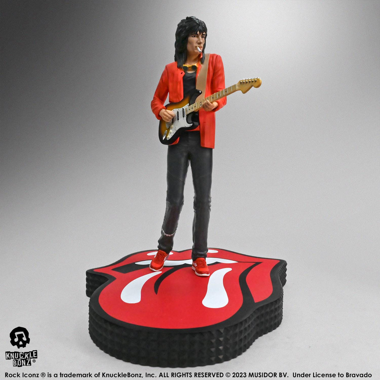 Zdjęcie produktu The Rolling Stones Rock Iconz Figura Ronnie Wood (Tattoo You Tour 1981) 22 cm