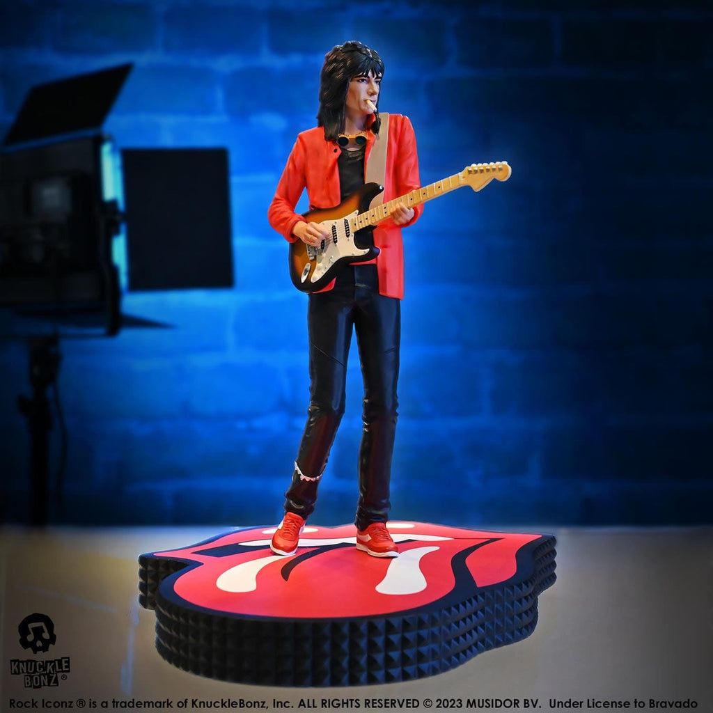 Zdjęcie produktu The Rolling Stones Rock Iconz Figura Ronnie Wood (Tattoo You Tour 1981) 22 cm