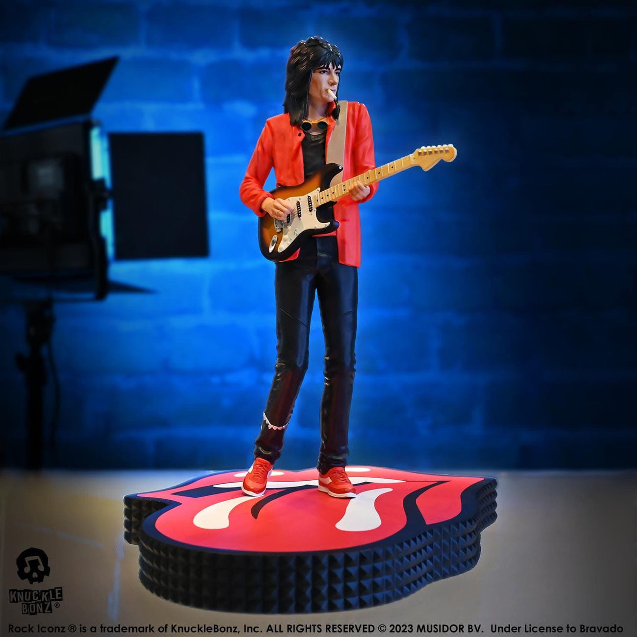Zdjęcie produktu The Rolling Stones Rock Iconz Figura Ronnie Wood (Tattoo You Tour 1981) 22 cm