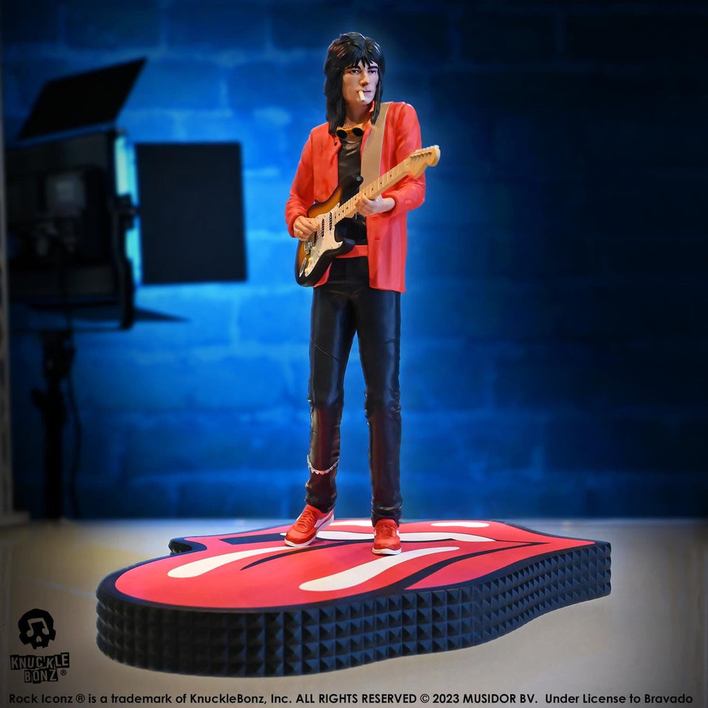 Zdjęcie produktu The Rolling Stones Rock Iconz Figura Ronnie Wood (Tattoo You Tour 1981) 22 cm