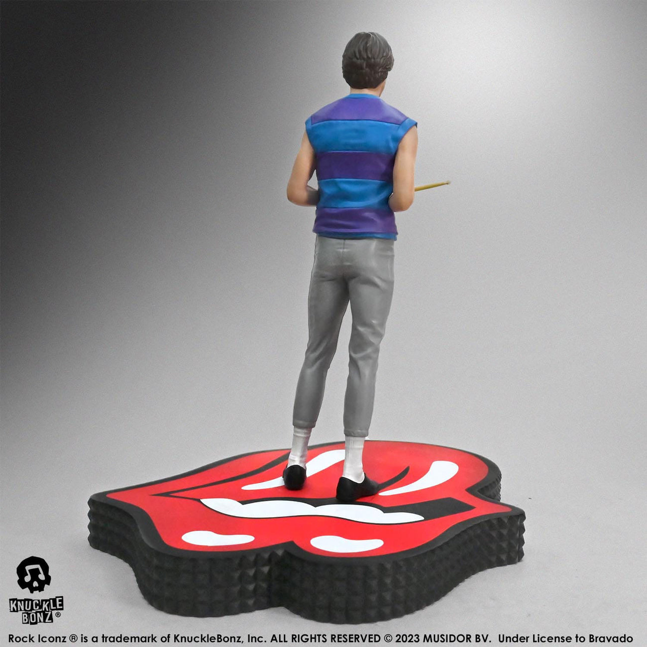 Zdjęcie produktu The Rolling Stones Rock Iconz Figura Charlie Watts (Tattoo You Tour 1981) 22 cm