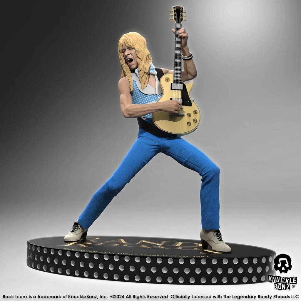 Zdjęcie produktu Randy Rhoads IV Rock Iconz Figurka The Early Years Blue Version 24 cm