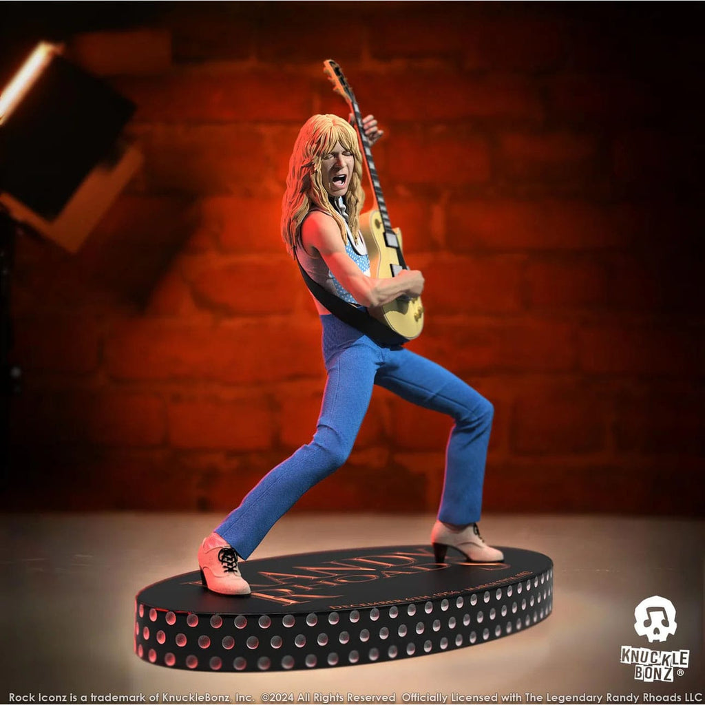 Zdjęcie produktu Randy Rhoads IV Rock Iconz Figurka The Early Years Blue Version 24 cm