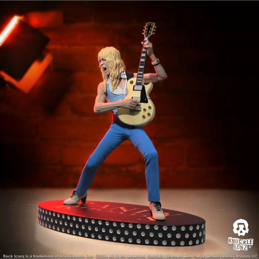Zdjęcie produktu Randy Rhoads IV Rock Iconz Figurka The Early Years Blue Version 24 cm