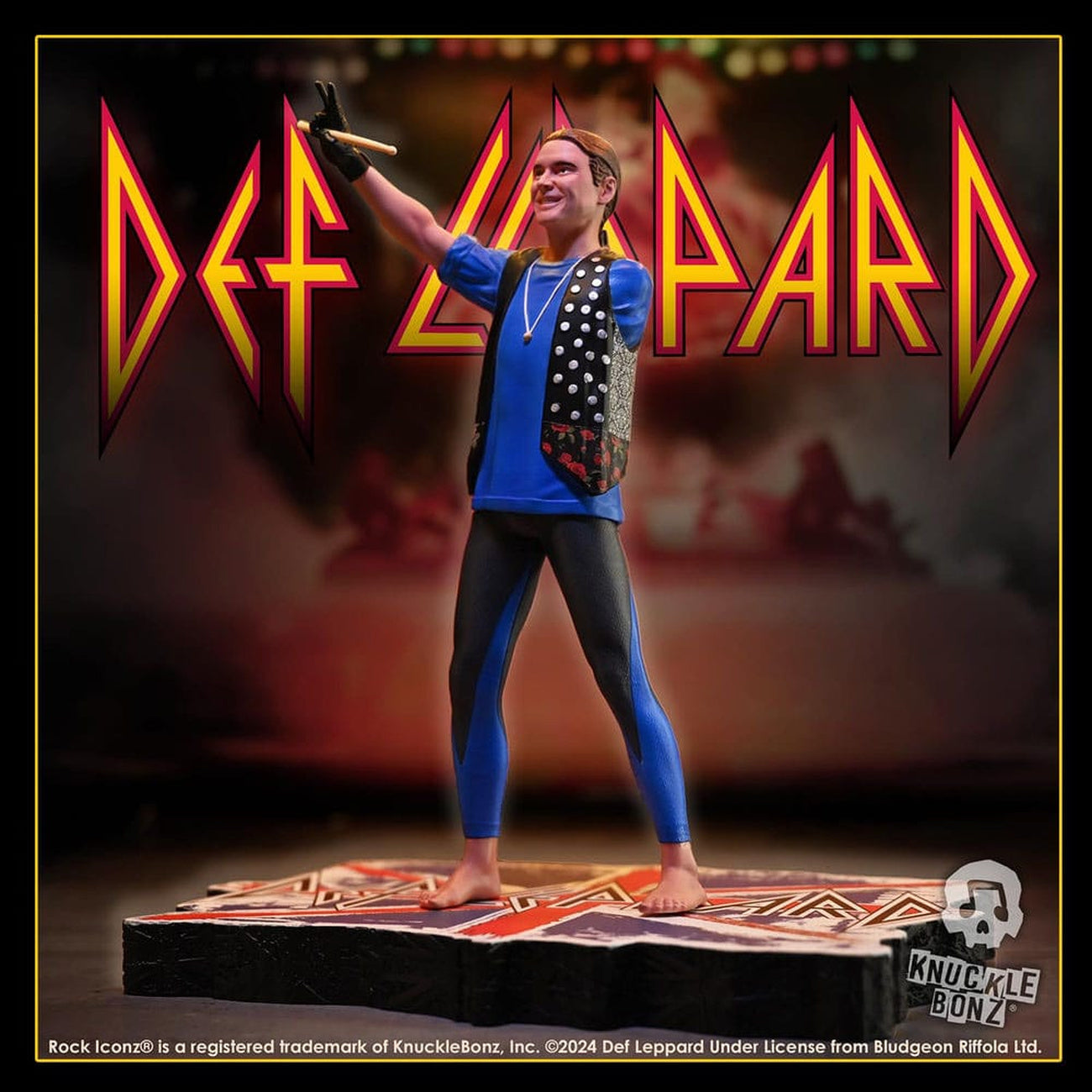 Zdjęcie produktu Def Leppard Figurka Rock Iconz Rick Allen 24 cm