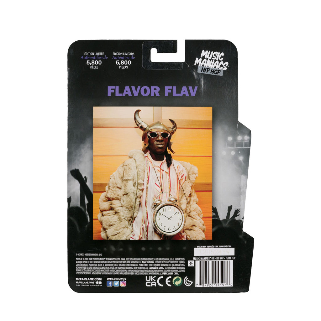 Zdjęcie produktu Figurka akcji Music Maniacs Hip Hop Flavor Flav 16 cm