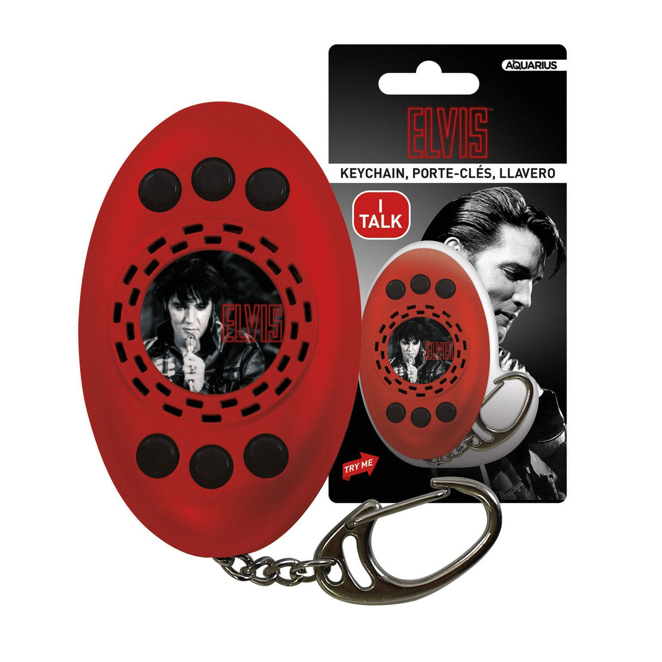 Zdjęcie produktu Elvis: SQUAWKey Talking Keychain