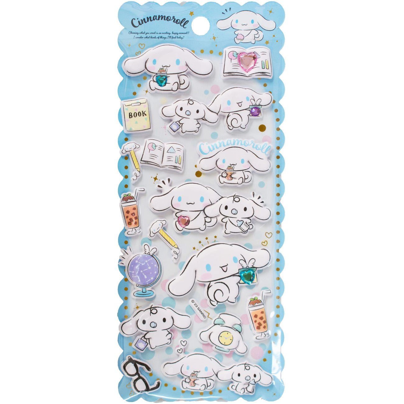 Zdjęcie produktu Hello Kitty and Friends Naklejki wypukłe Cinnamoroll zestaw (20)