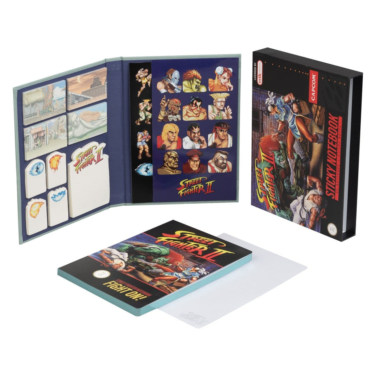 Zdjęcie produktu Street Fighter Premium notes z karteczkami samoprzylepnymi i etui A5