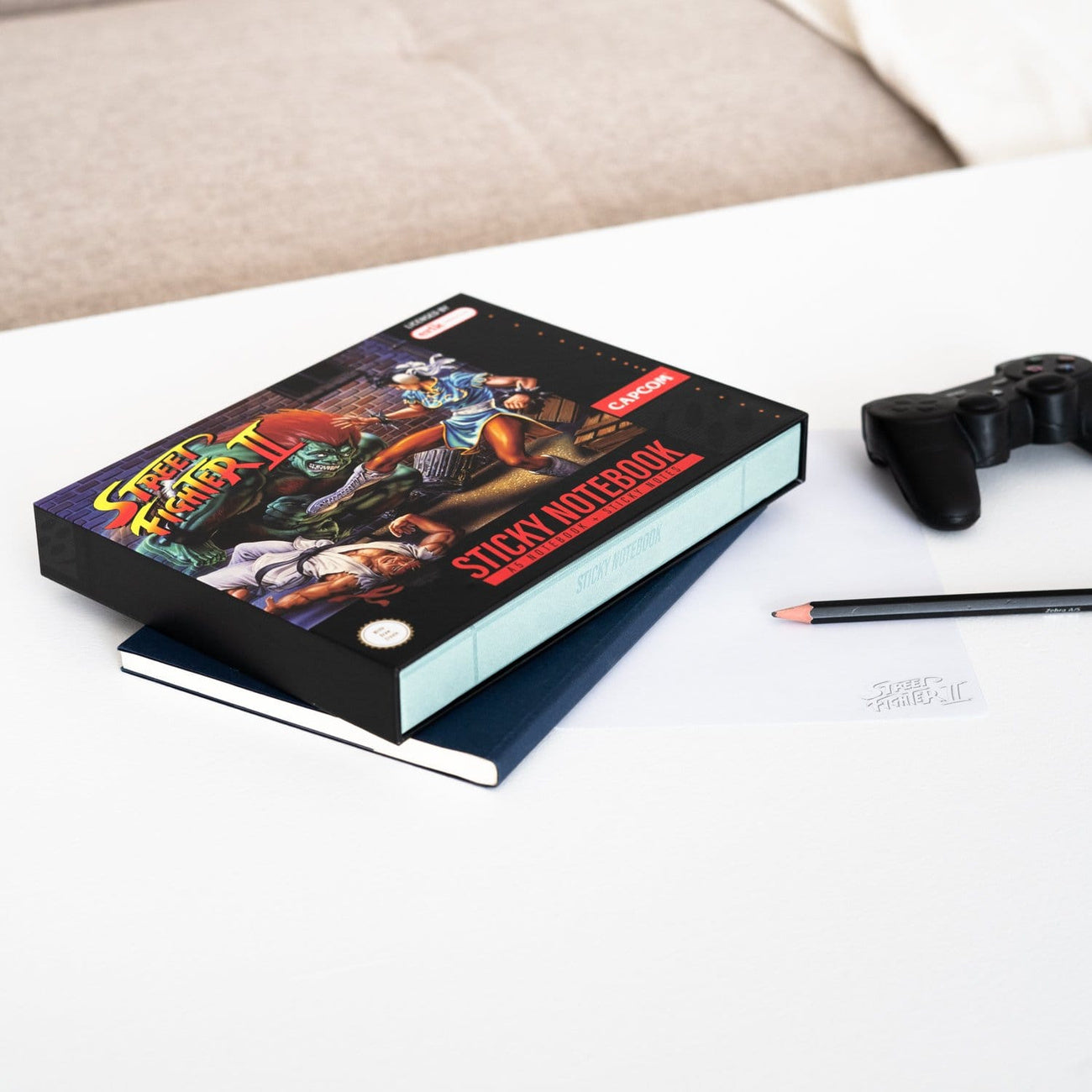 Zdjęcie produktu Street Fighter Premium notes z karteczkami samoprzylepnymi i etui A5