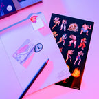 Zdjęcie produktu Street Fighter Premium notes z karteczkami samoprzylepnymi i etui A5
