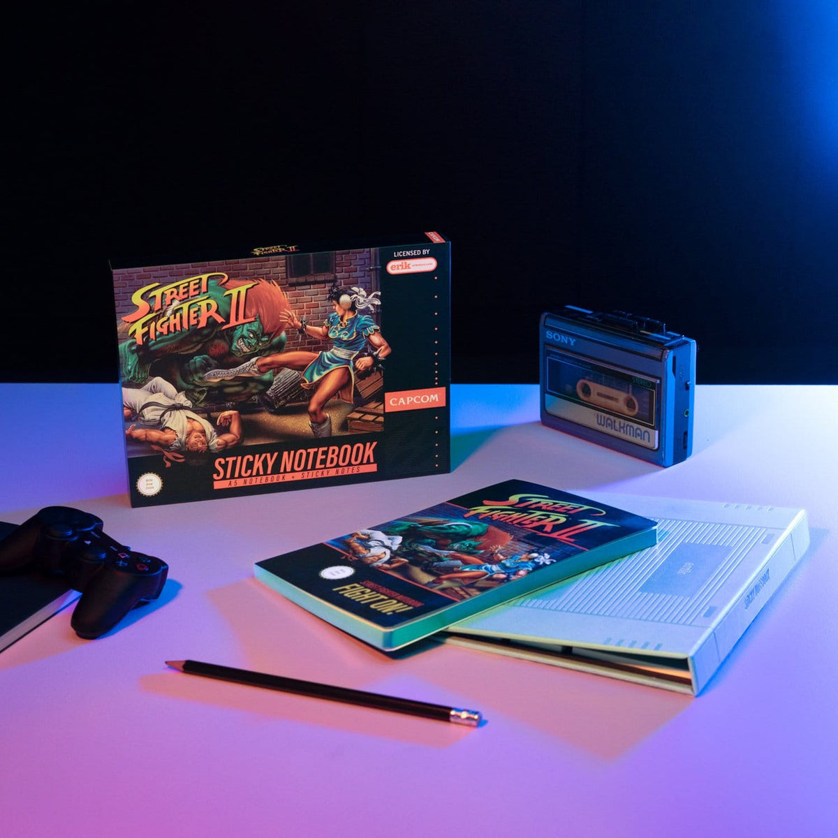 Zdjęcie produktu Street Fighter Premium notes z karteczkami samoprzylepnymi i etui A5