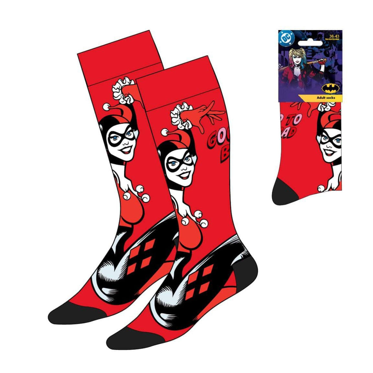 Zdjęcie produktu DC Comics Skarpetki Harley Quinn Good to Bad 36-43