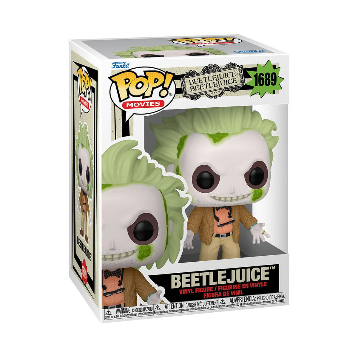 Zdjęcie produktu Beetlejuice 2 POP! Movies figurka winylowa Beetlejuice w/ chase 9 cm asortyment (6)