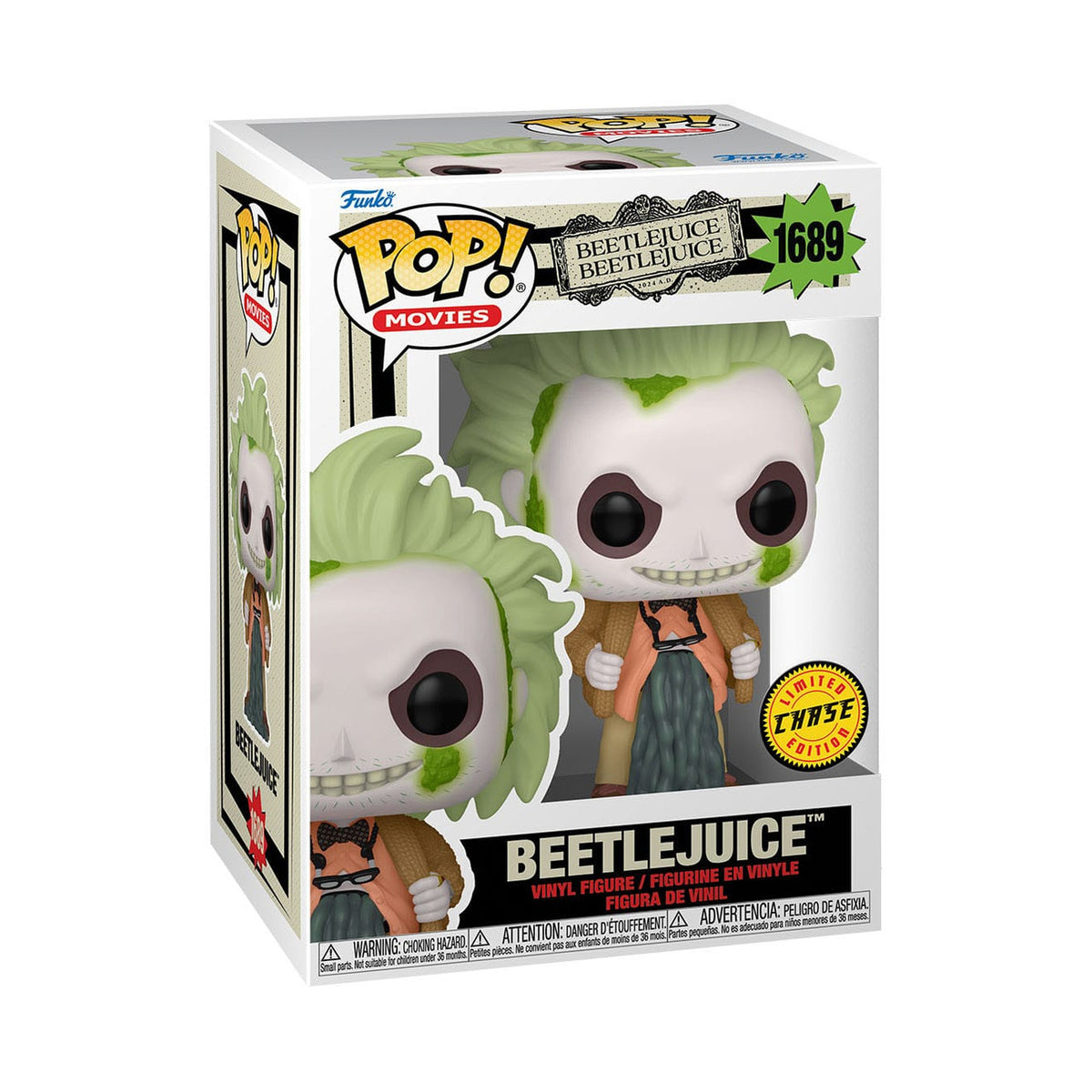 Zdjęcie produktu Beetlejuice 2 POP! Movies figurka winylowa Beetlejuice w/ chase 9 cm asortyment (6)