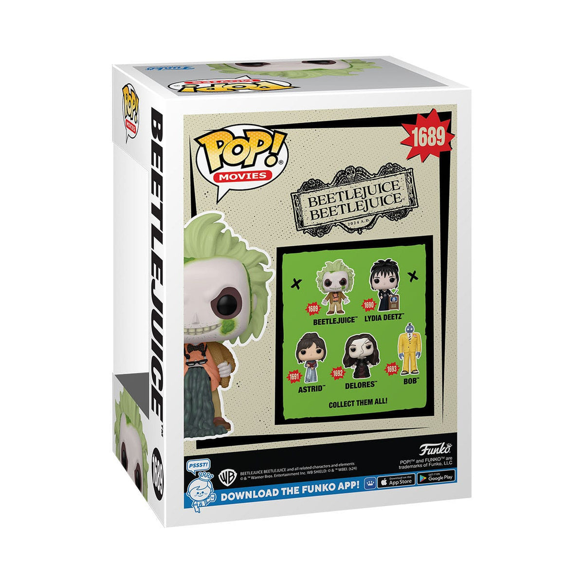 Zdjęcie produktu Beetlejuice 2 POP! Movies figurka winylowa Beetlejuice w/ chase 9 cm asortyment (6)