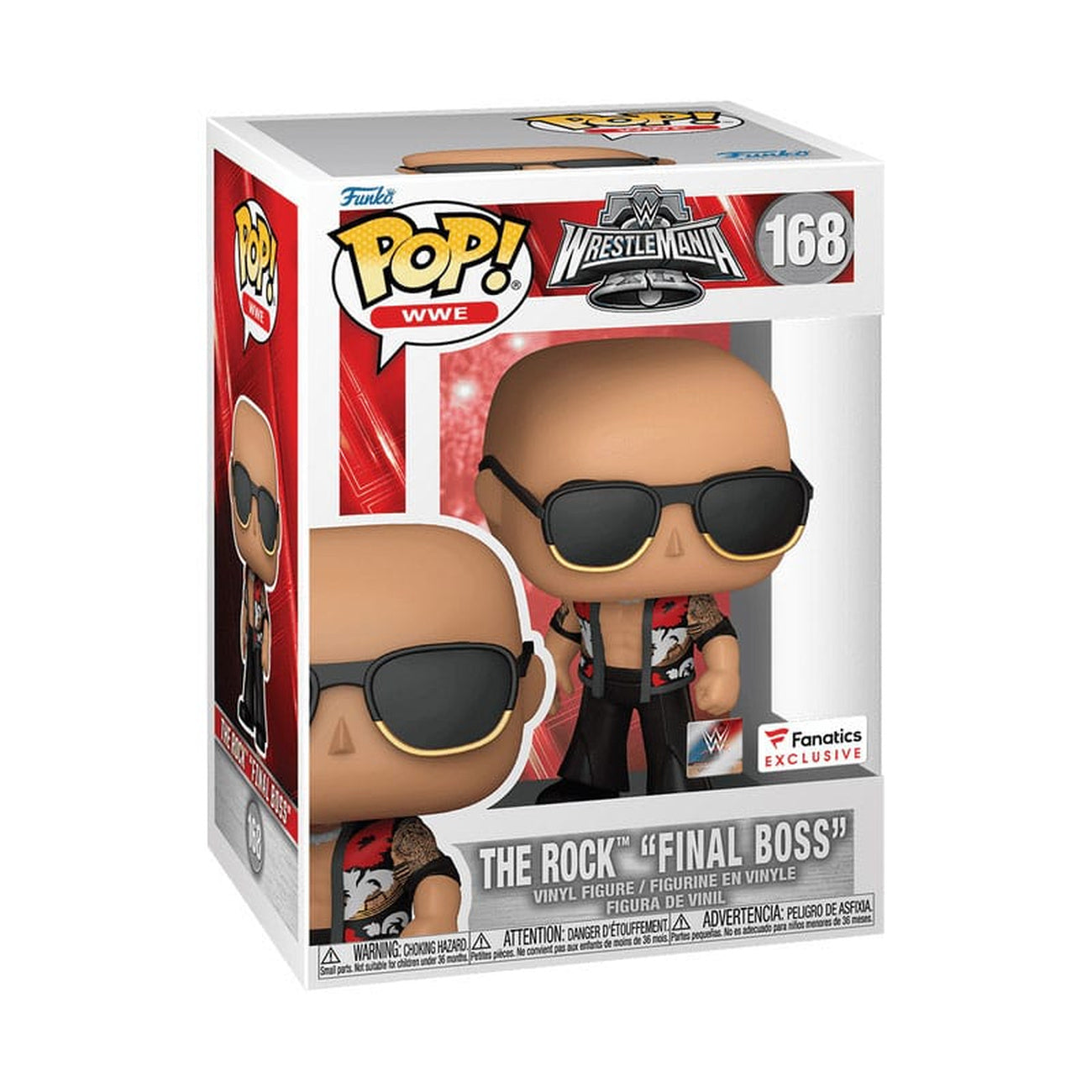 Product image WWE POP! Vinyl Figure The Rock – Final Boss (WrestleMania 40) 9 cm