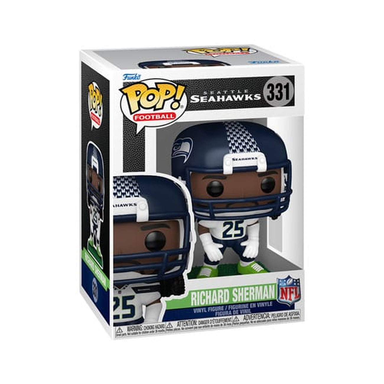 Product image NFL: Legends POP! Sports Vinyl Figure Legends – Richard Sherman (Seahawks) 9 cm