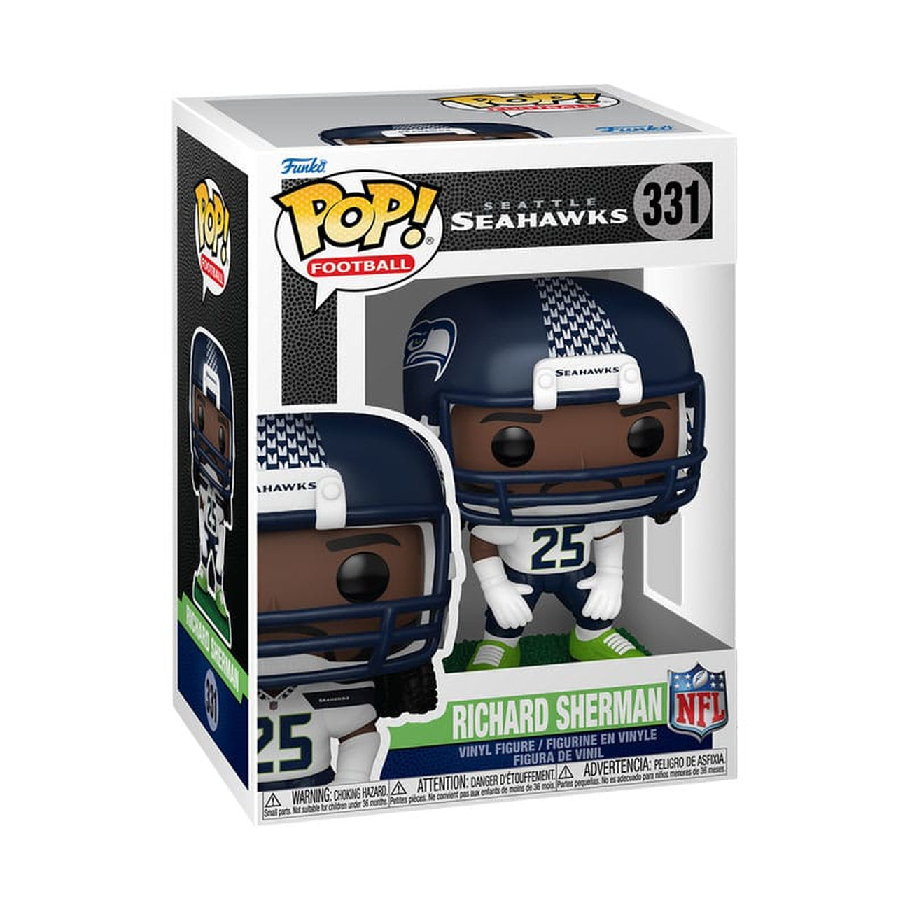 Product image NFL: Legends POP! Sports Vinyl Figure Legends – Richard Sherman (Seahawks) 9 cm