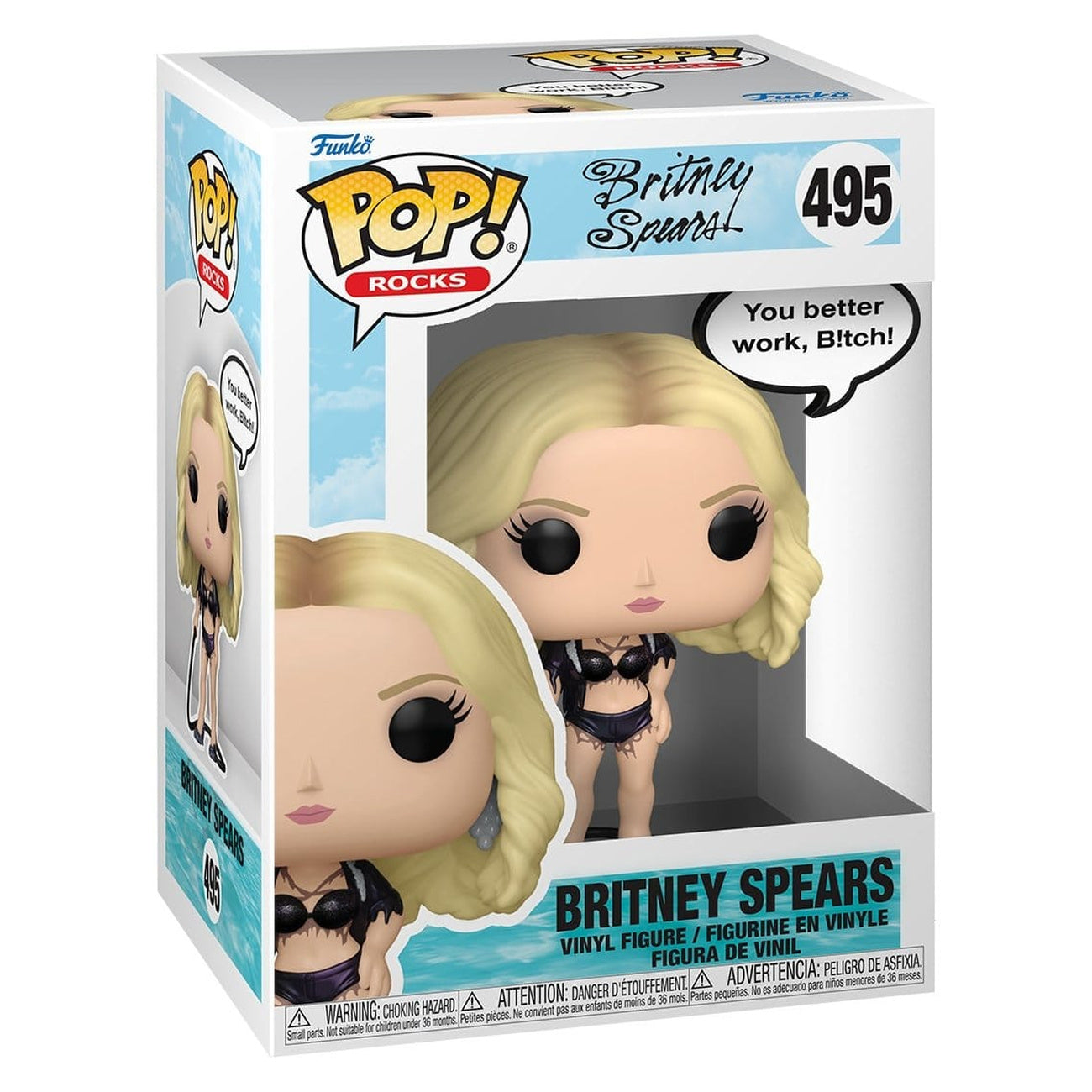 Product image Britney Spears POP! Sayings Vinyl Figure You Better Work 9 cm