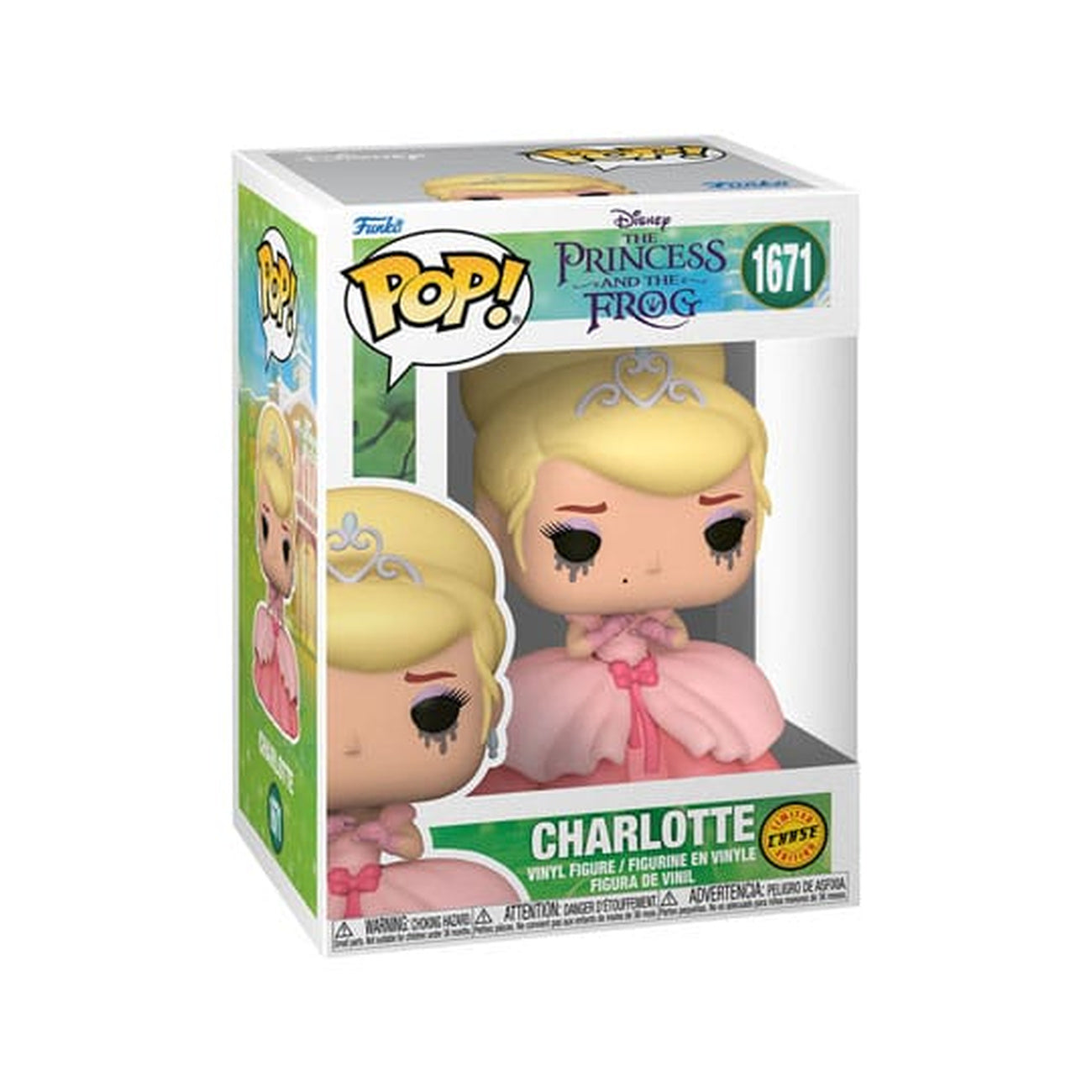 Zdjęcie produktu Księżniczka i żaba figurki POP! Vinyl Charlotte w/Chase 9 cm asortyment (6)