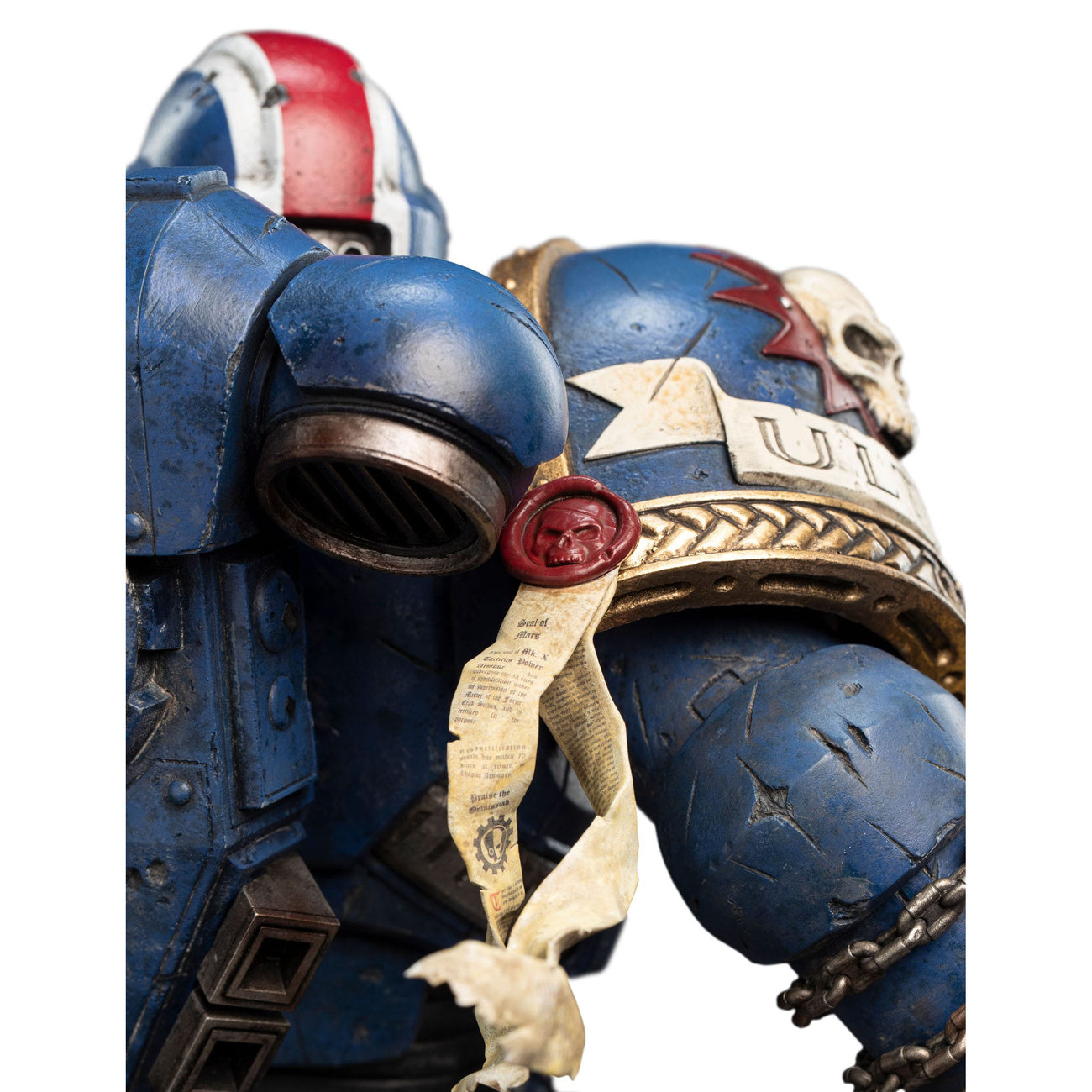 Zdjęcie produktu Warhammer 40,000: Space Marine 2 Figura 1/6 Lieutenant Titus Battleline Edition 63 cm