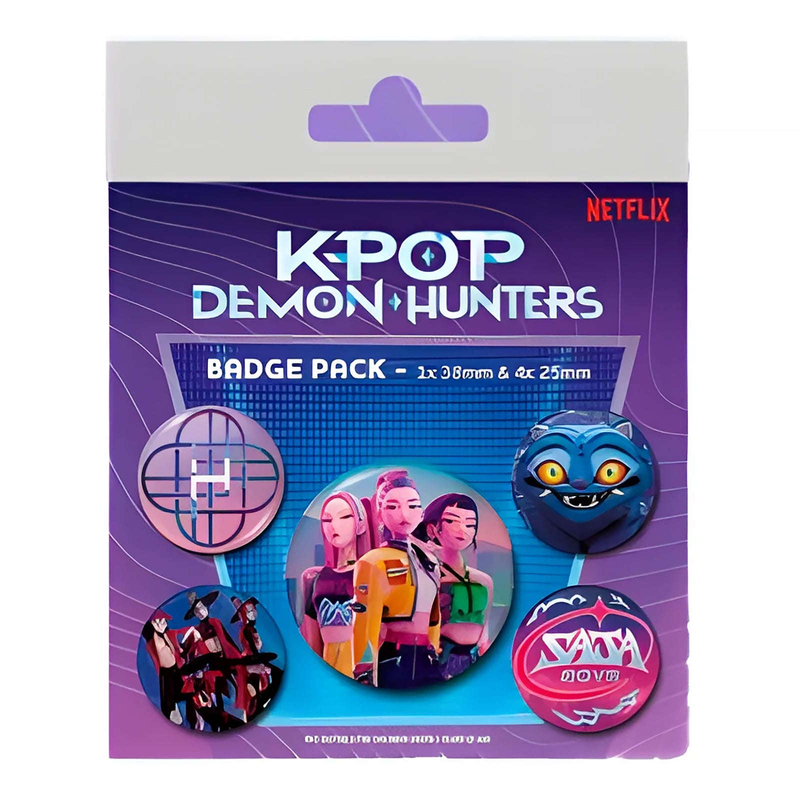 Zdjęcie produktu KPop Demon Hunters – zestaw 5 przypinek Huntrix