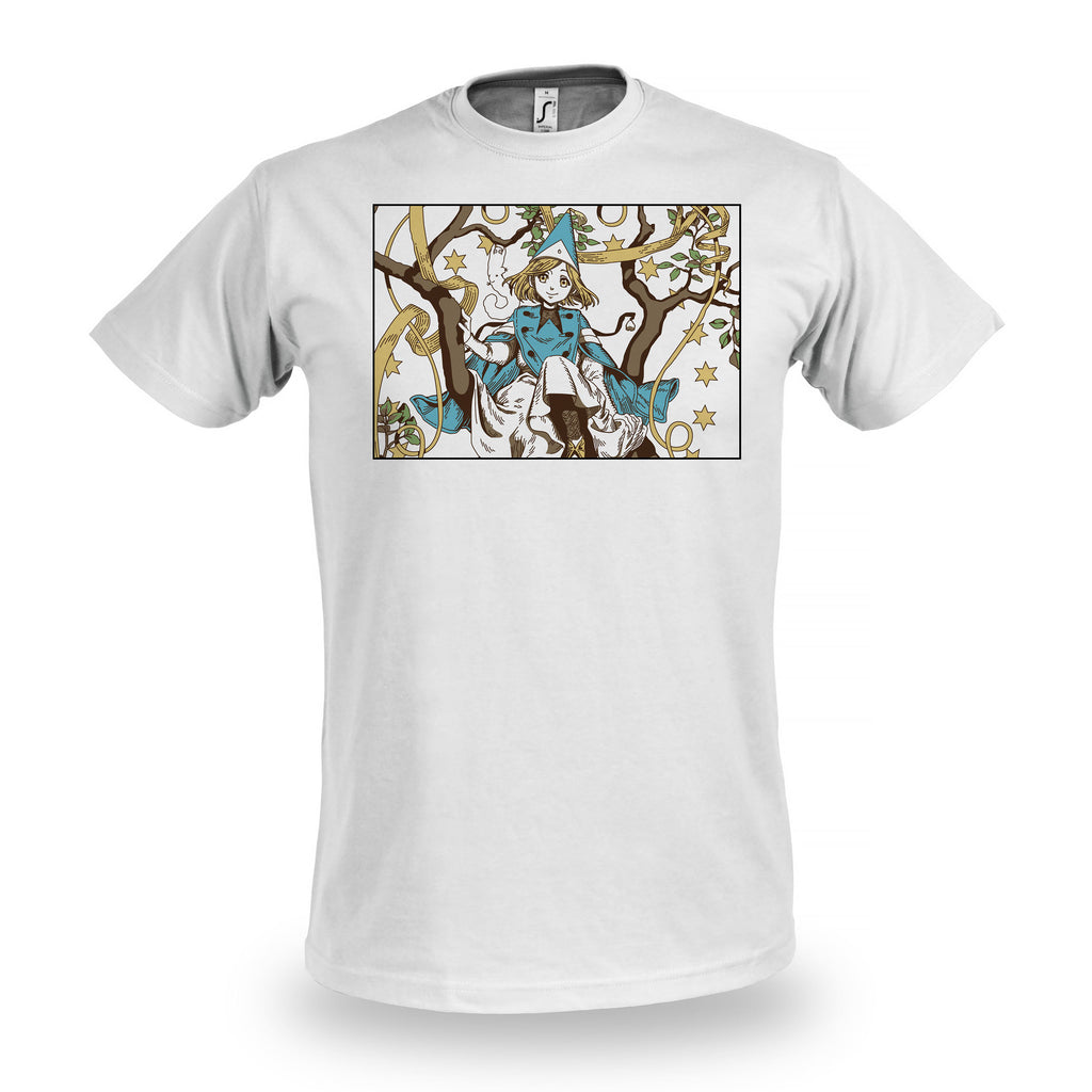 Zdjęcie produktu T-shirt dla fanów Coco i Atelier of Witch Hat Limited Edition biały