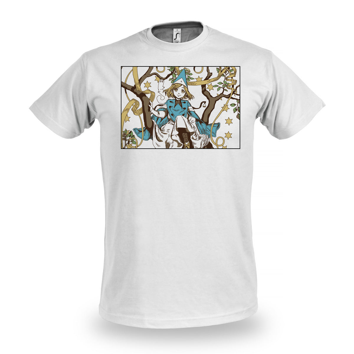 Zdjęcie produktu T-shirt dla fanów Coco i Atelier of Witch Hat Limited Edition biały
