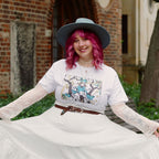 Zdjęcie produktu T-shirt dla fanów Coco i Atelier of Witch Hat Limited Edition biały