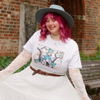 Zdjęcie produktu T-shirt dla fanów Coco i Atelier of Witch Hat Limited Edition biały